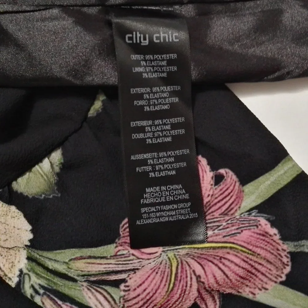NWT City Chic Women's Plus Size Off Shoulder Romper - Picture 7 of 8